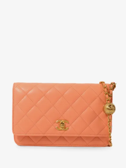 CHANEL Pre-Owned Wallet-on-Chain CC turn-lock quilted mini bag