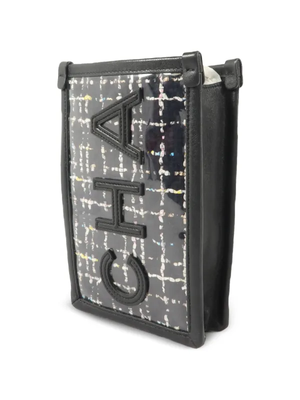 CHANEL Pre-Owned ココマーク スマホポーチ ミニバッグ | ブラック