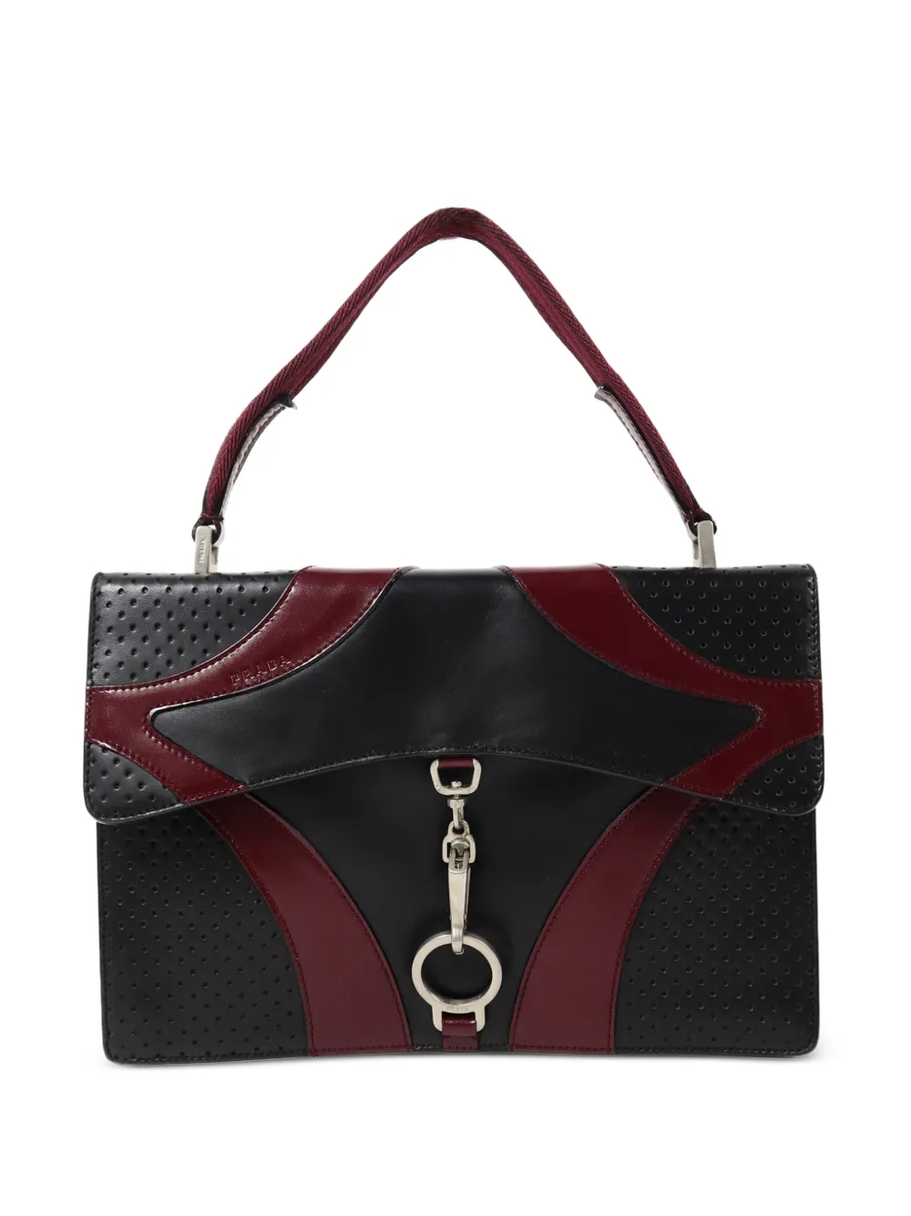 Prada Pre-Owned Vitello Drive leather handle bag - Nero