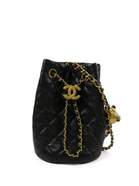 CHANEL Pre-Owned CC diamond-quilted mini bag