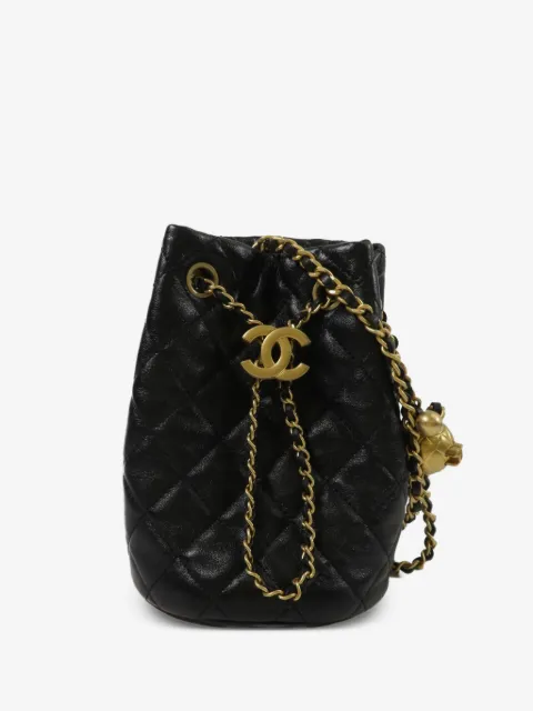 CHANEL Pre-Owned CC diamond-quilted mini bag