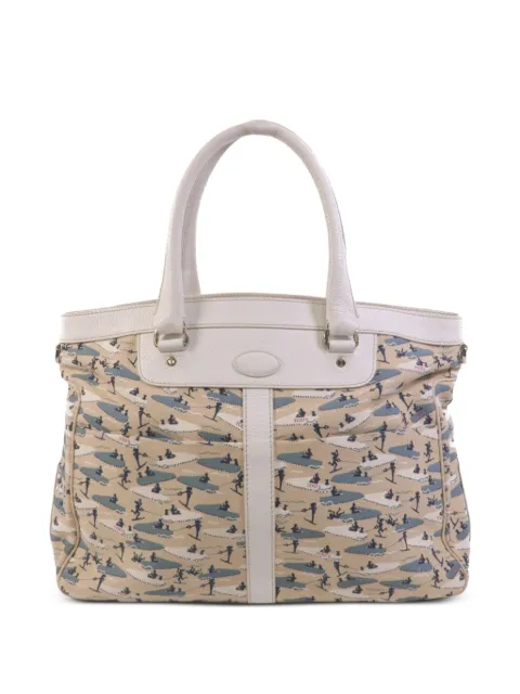 Tod's Vintage graphic-print shoulder bag