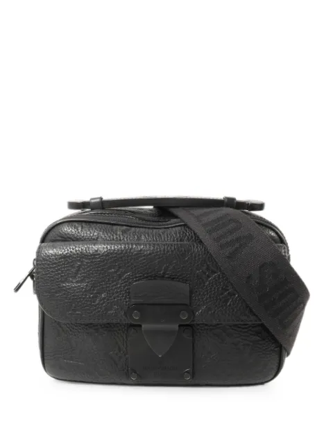 Louis Vuitton Pre-Owned S Lock Monogram Taurillon shoulder bag