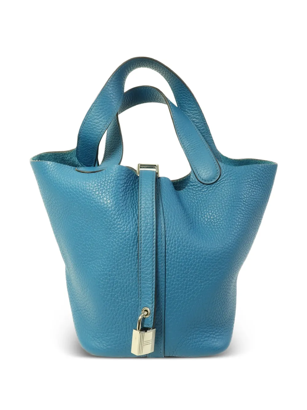 Hermès Pre-Owned 2013 PM Picotin leather tote bag - Blu