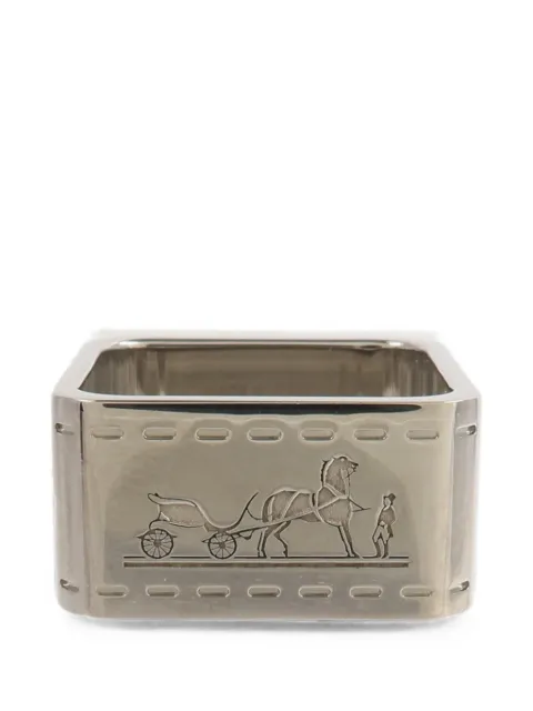 Hermès Pre-Owned logo-engraved scarf ring