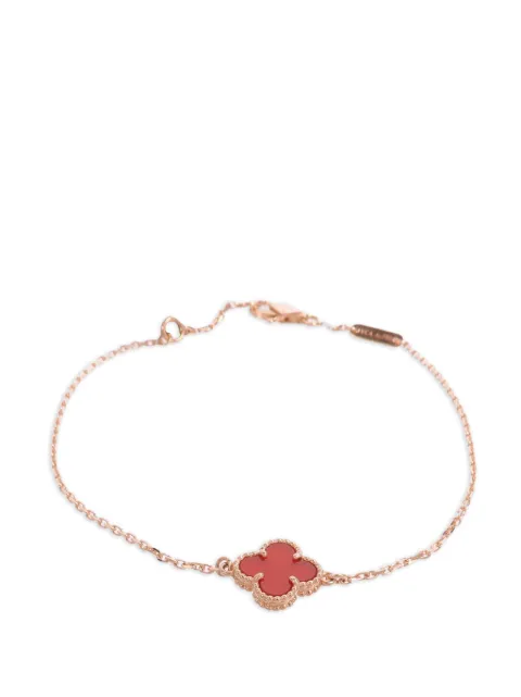 Van Cleef & Arpels Pre-Owned سوار 'ألهامبرا' بزينة عقيق أحمر من عقد 2010