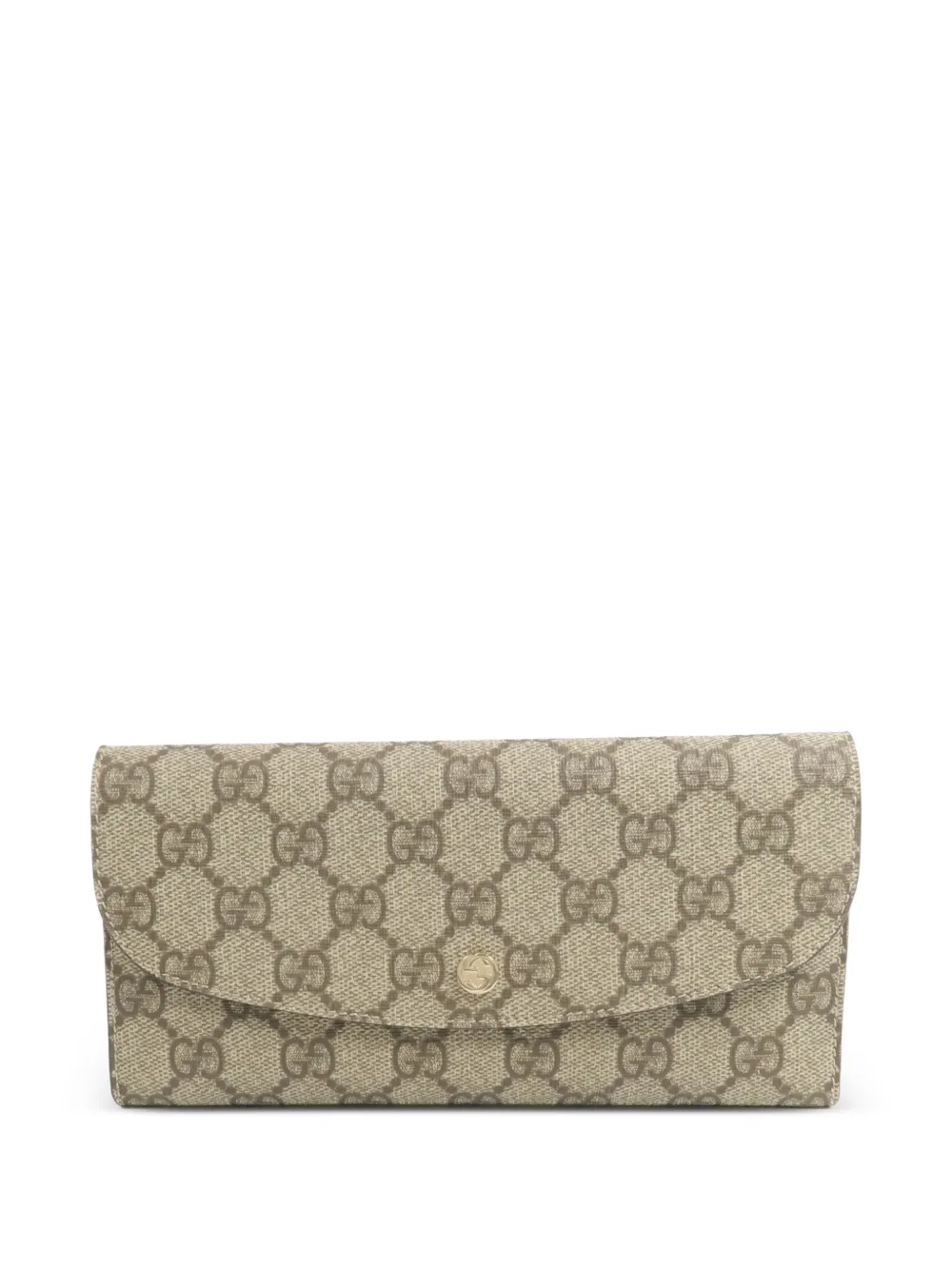 Gucci Pre-Owned GG Supreme long wallet - Toni neutri