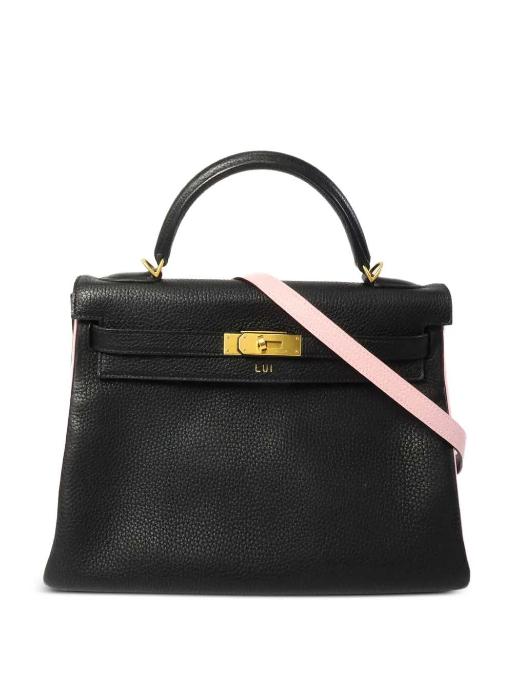 Hermès Pre-Owned 2016 32 Kelly Togo-leather tote bag - Nero