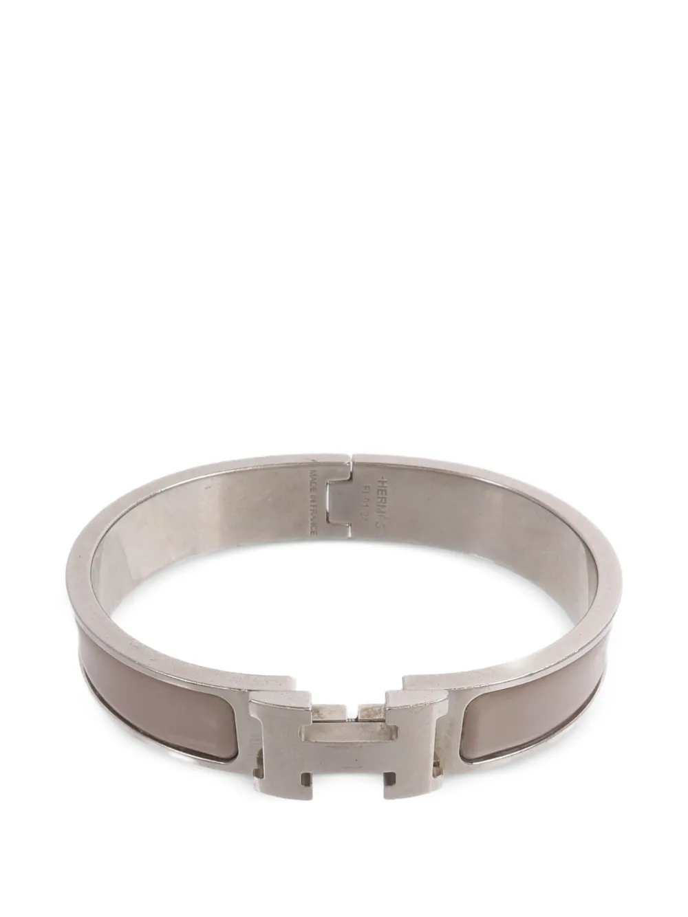 Hermès Pre-Owned Clic H bracelet - Argento
