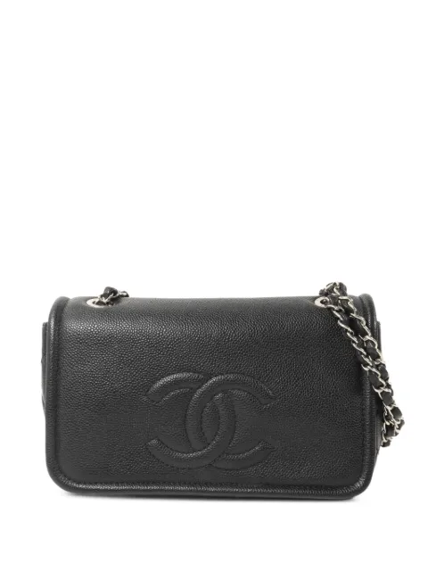 CHANEL Pre-Owned CC chain-strap leather shoulder bag