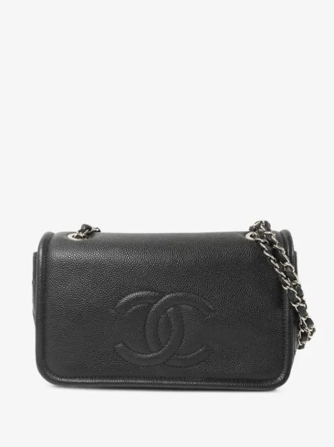 CHANEL Pre-Owned CC chain-strap leather shoulder bag