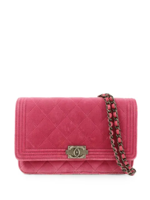 CHANEL Pre-Owned Boy quilted mini shoulder bag