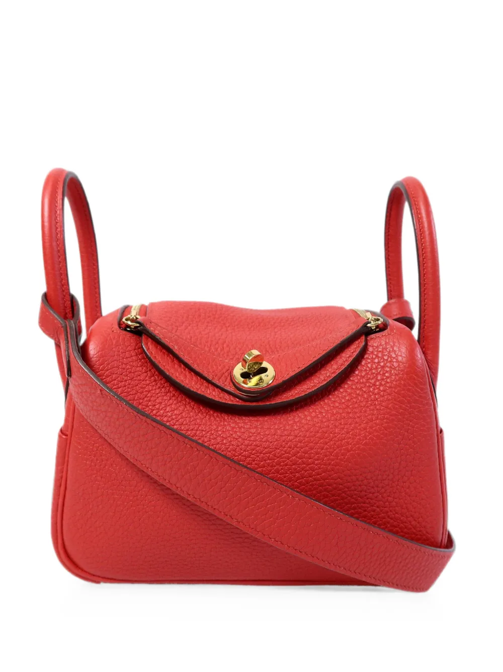 Hermès Pre-Owned Mini Lindy tote bag - Rosso