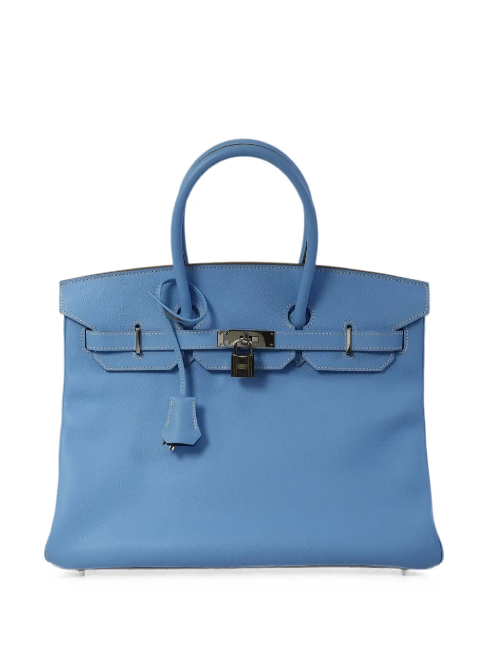 Hermès Pre-Owned 2011 35 Birkin Epsom~leather tote bag - Blu