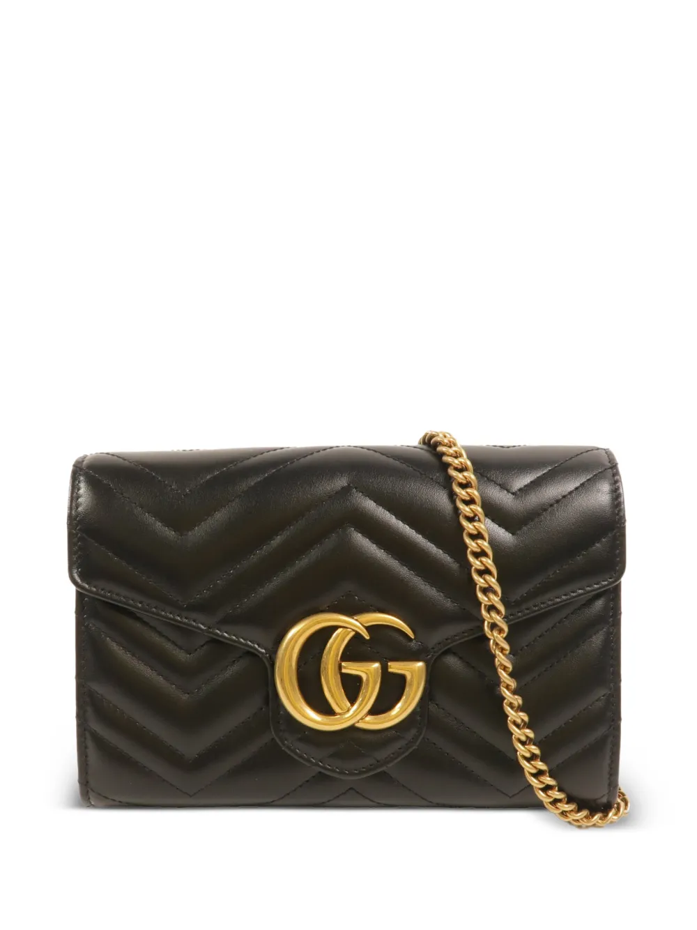 Gucci Pre-Owned GG Marmont Schultertasche - Schwarz