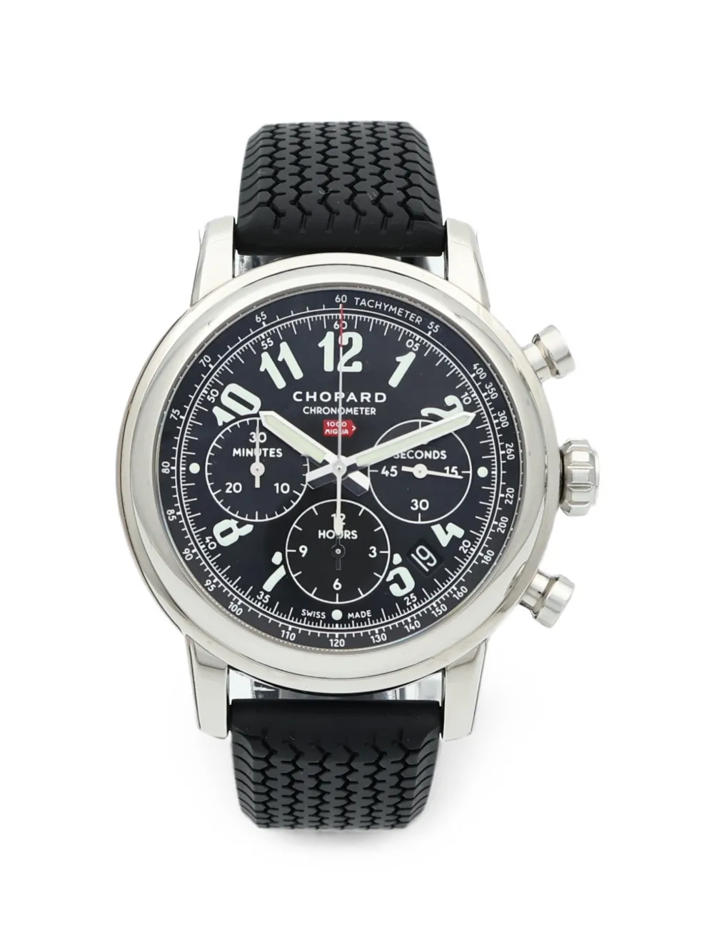 Chopard Pre-Owned Mille Miglia chronograph 42mm watch - Schwarz