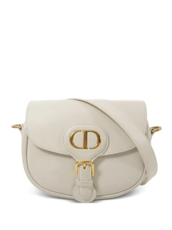Dior Pre-owned Small Bobby Shoulder Bag in White