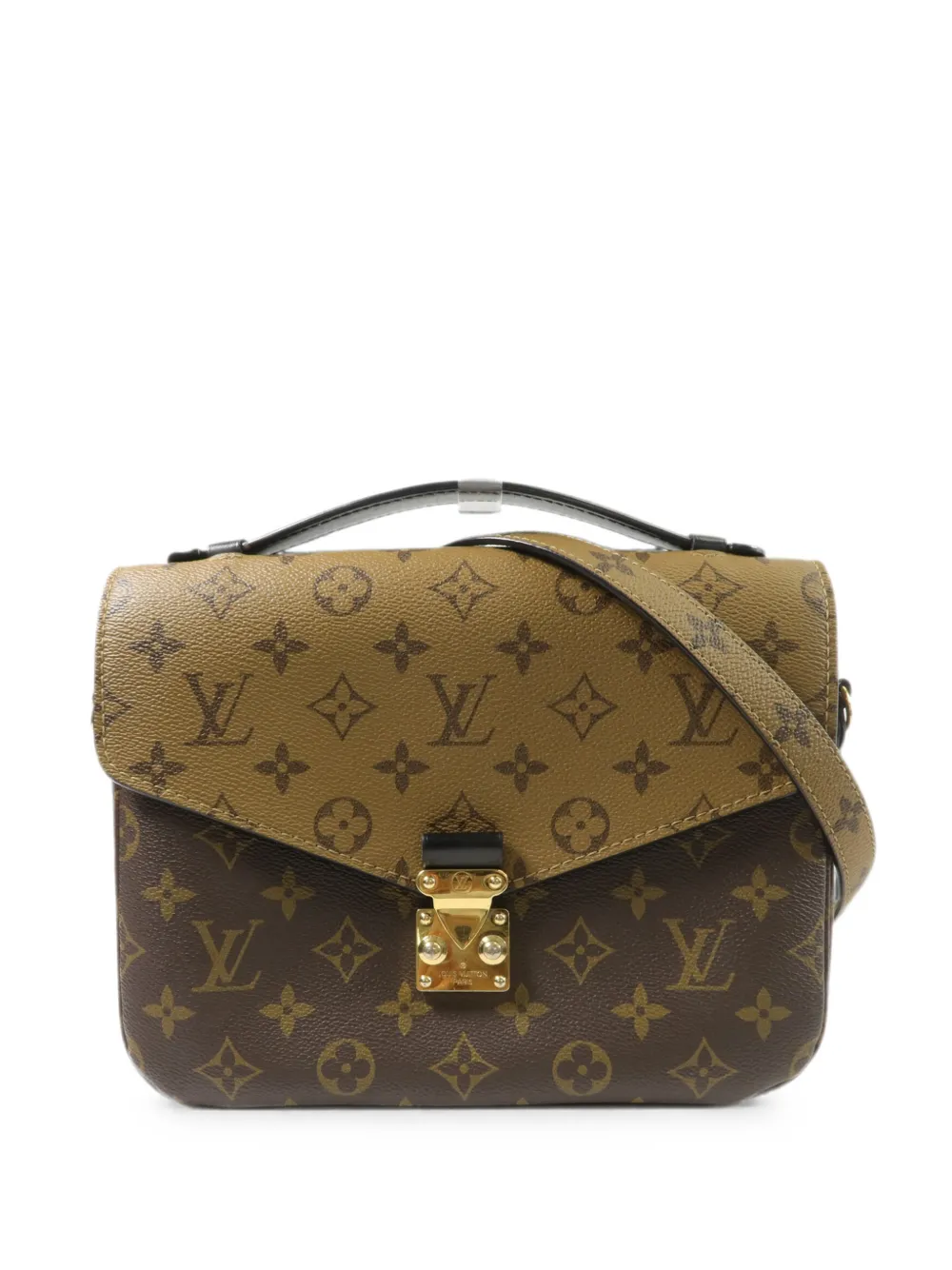 Louis Vuitton Pre-Owned Pochette Metis Monogram Reverse shoulder bag - Nude