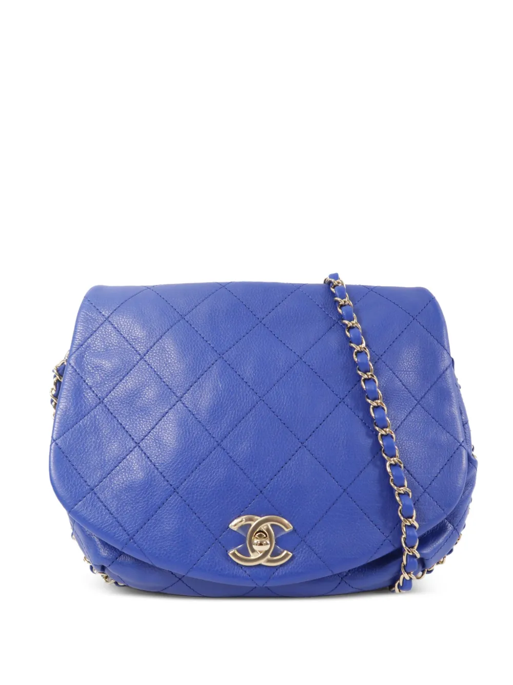 CHANEL Pre-Owned CC turn-lock shoulder bag - Blu