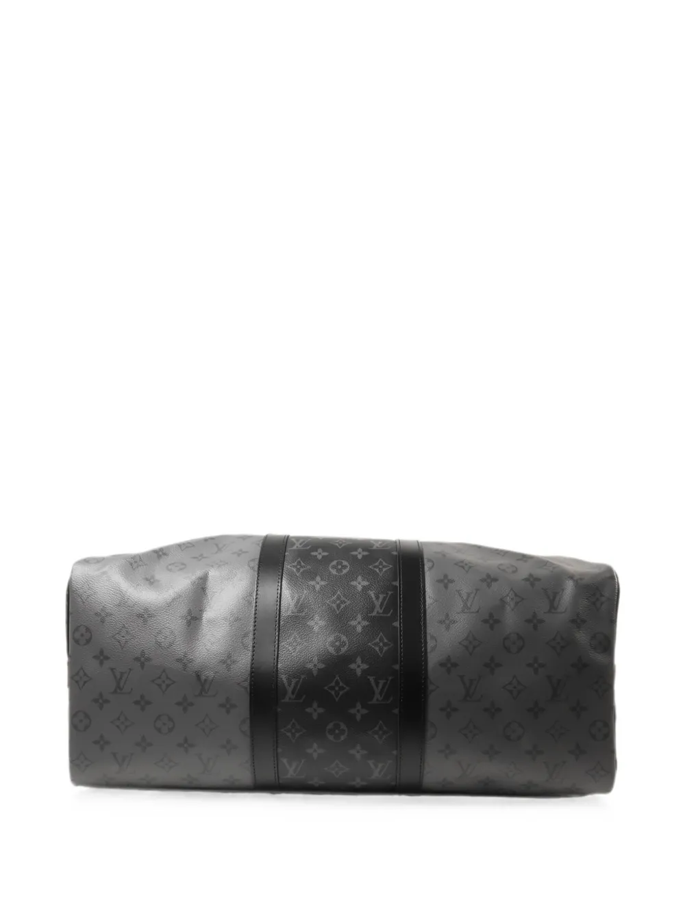 Louis Vuitton Pre-Owned Keepall Bandouliere 50 Monogram Eclipse reistas Grijs