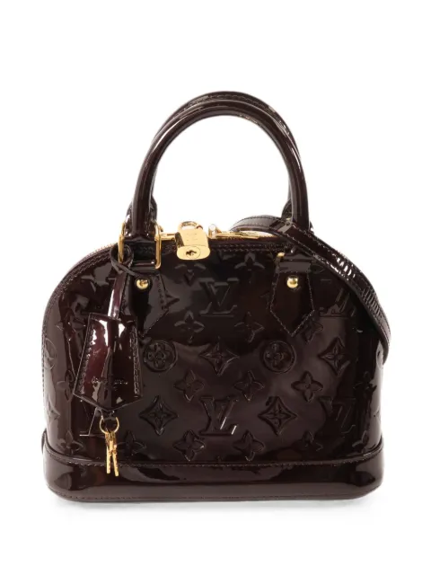 Louis Vuitton Pre-Owned Alma BB Monogram Vernis tote bag