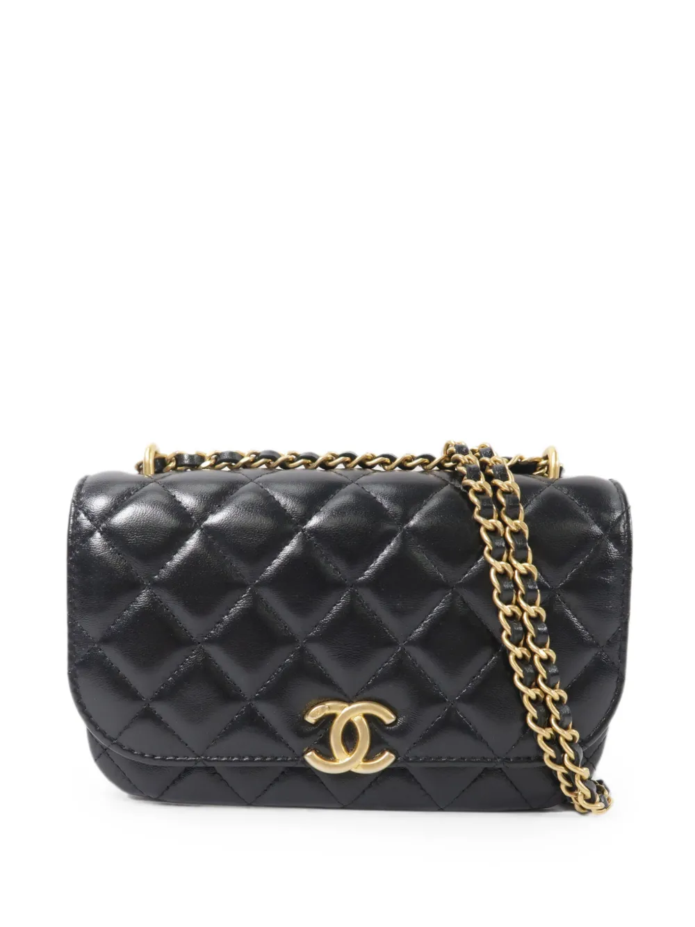 CHANEL Pre-Owned quilted CC turn-lock shoulder bag - Nero