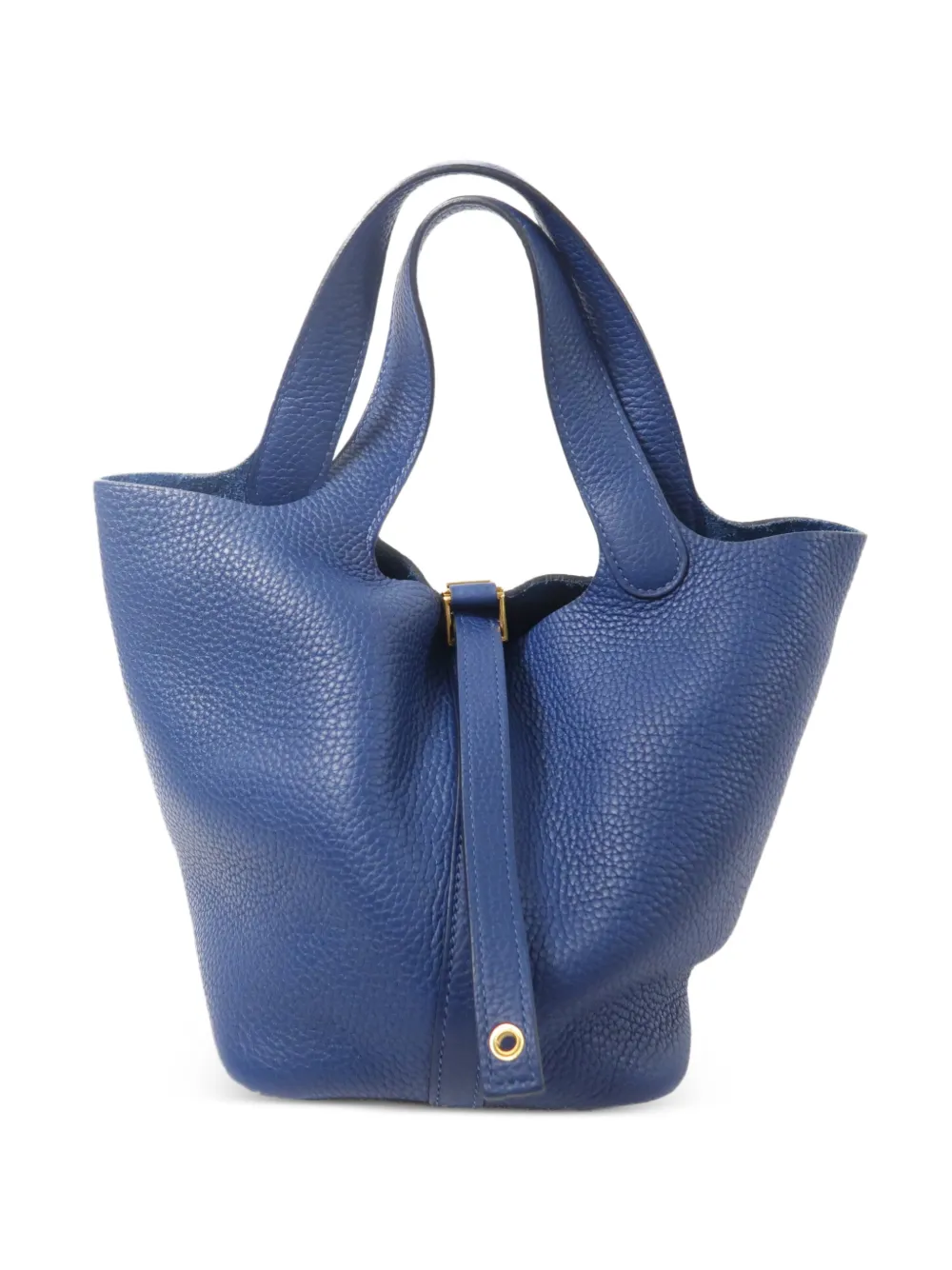 Hermès Pre-Owned Borsa tote Picotin PM mini in pelle - Blu