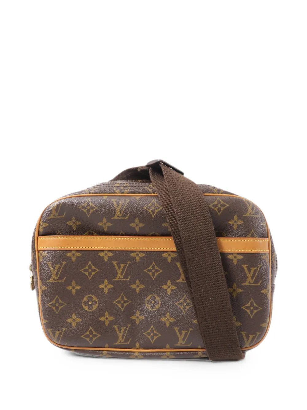 Louis Vuitton Pre-Owned Monogram Reporter PM shoulder bag - Braun