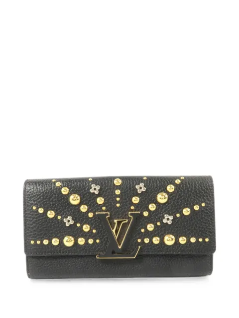 Louis Vuitton Pre-Owned Capucines studded wallet
