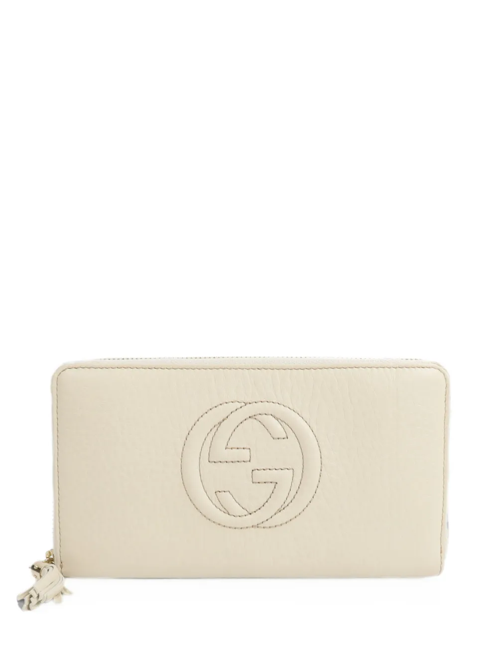 Gucci Pre-Owned Soho zip-around leather wallet - Toni neutri