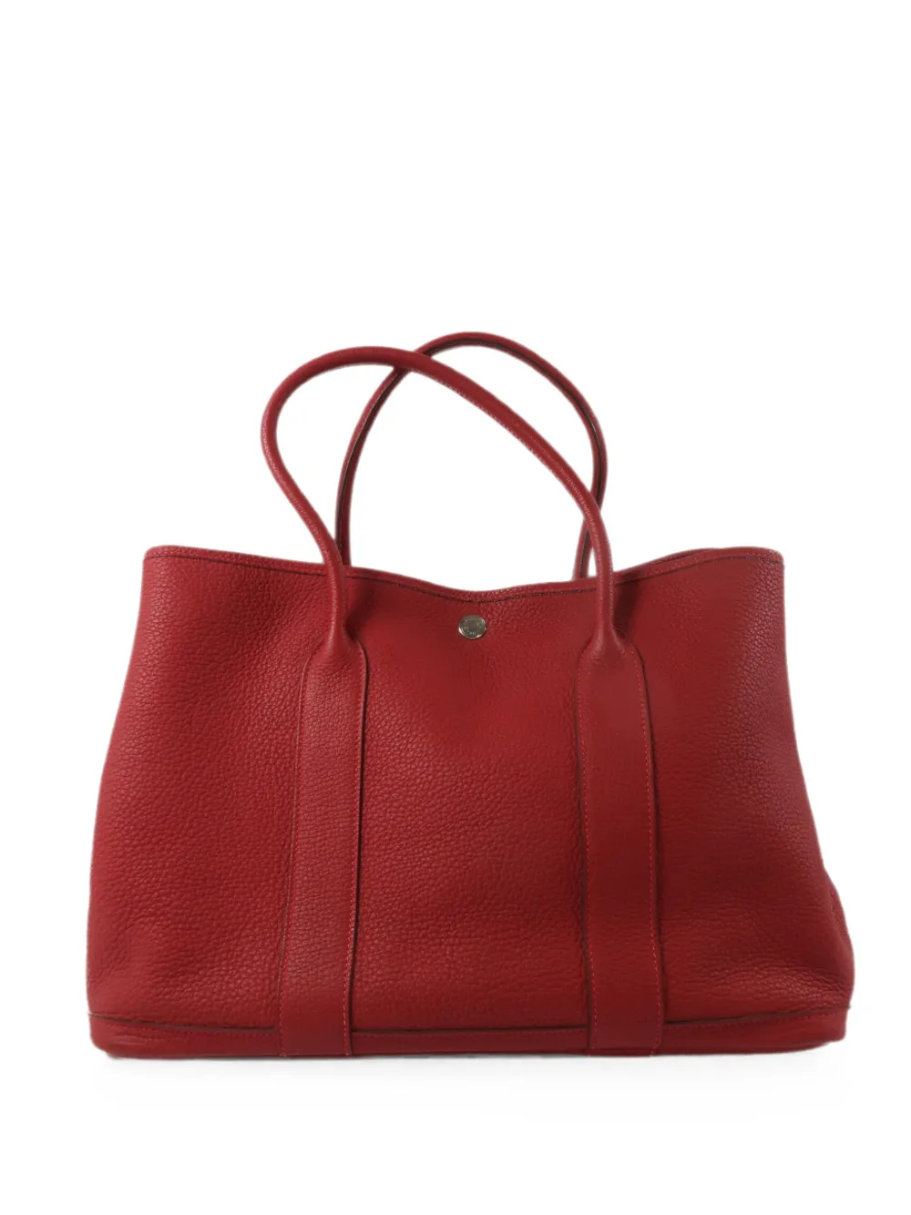 Hermès Pre-Owned PM Garden Party leather tote bag - Rosso