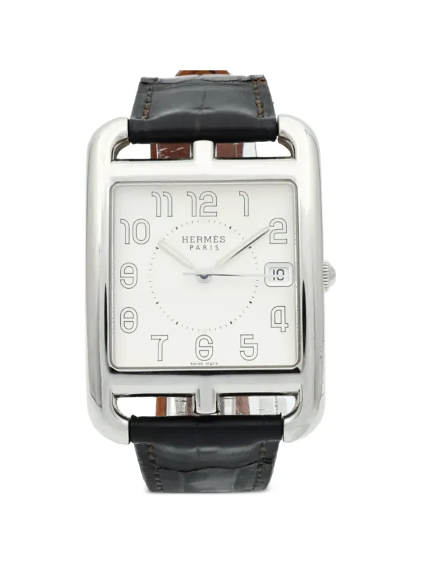 Hermès Pre-owned Cape Cod 33mm Watch in White