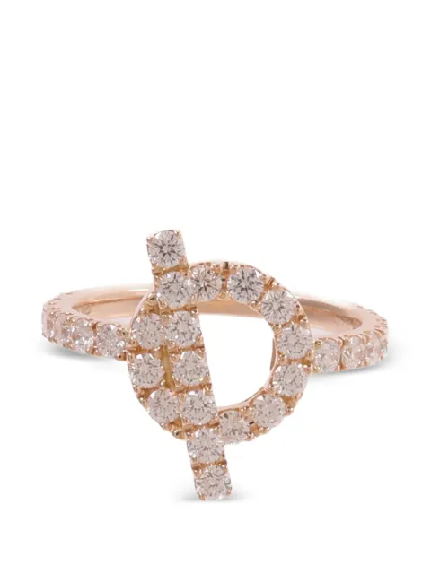 Hermès Pre-Owned Finesse diamond ring