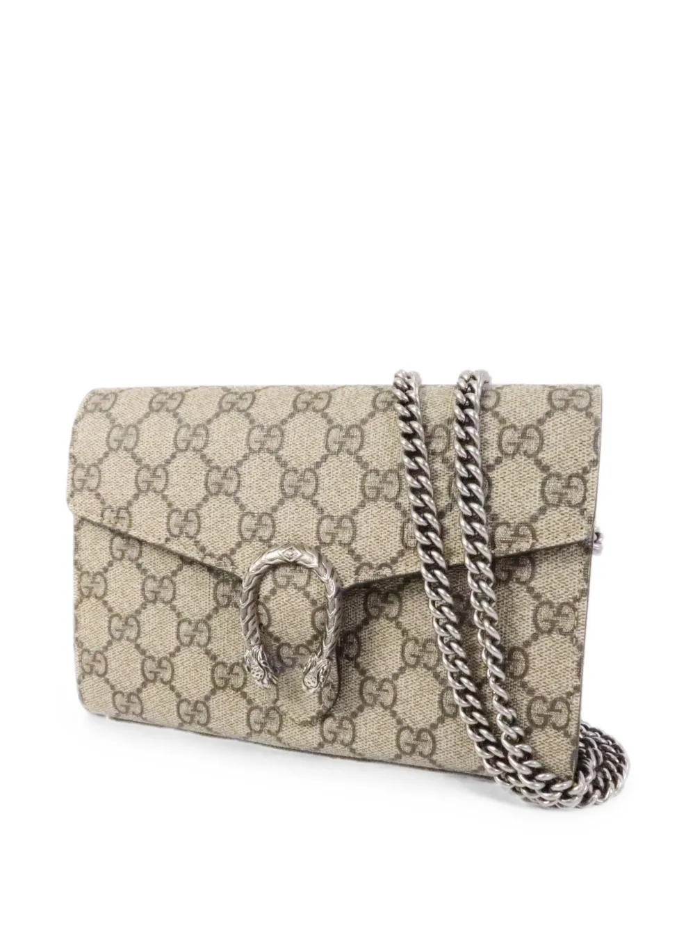 Gucci Pre-Owned Dionysus GG Supreme Shoulder Bag | Neutrals | FARFETCH