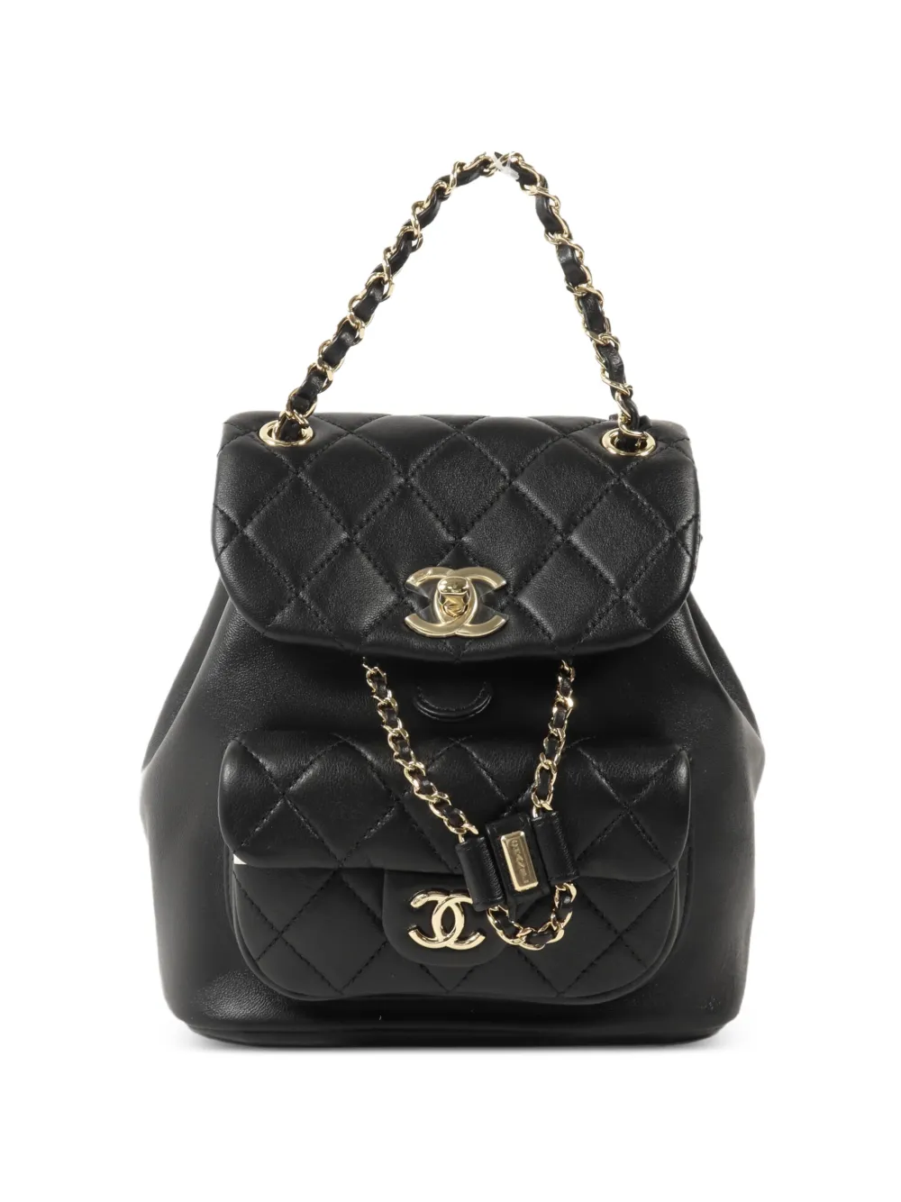 CHANEL Pre-Owned Duma CC turn-lock backpack - Nero