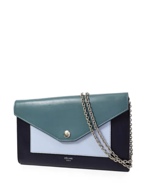 Celine Pre-Owned foldover-top chain-strap shoulder bag