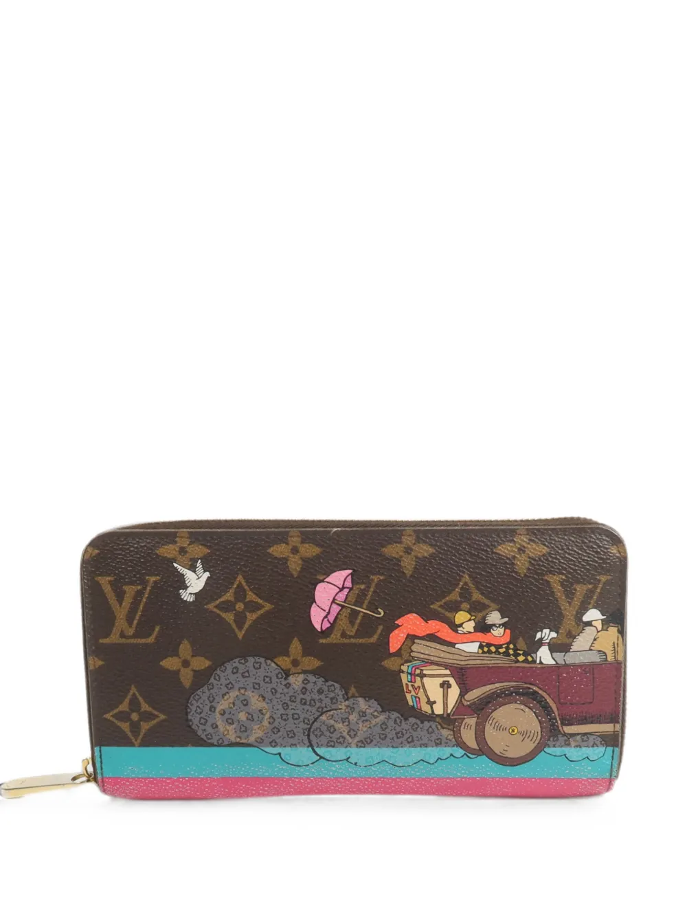 Louis Vuitton Pre-Owned 2015 Zippy Illustre Evasion wallet - Marrone
