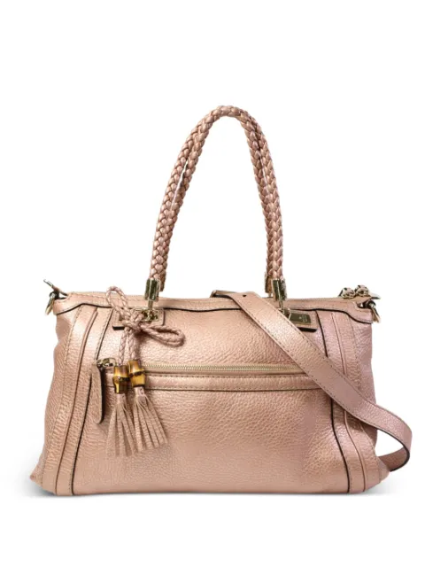 Gucci Pre-Owned Metallic Pebbled tote bag