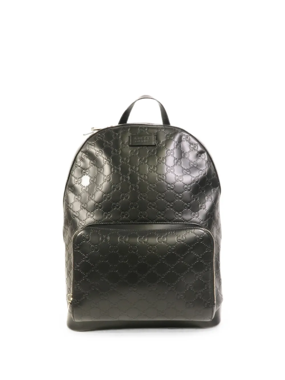 Gucci Pre-Owned GG embossed-leather backpack - Nero