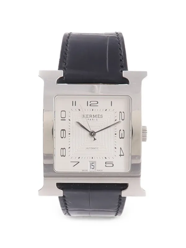 Hermès Pre-owned 2022 Heure H 42mm Watch in White
