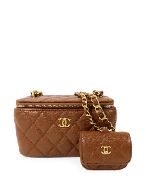 CHANEL Pre-Owned CC logo-detail chain-strap vanity bag