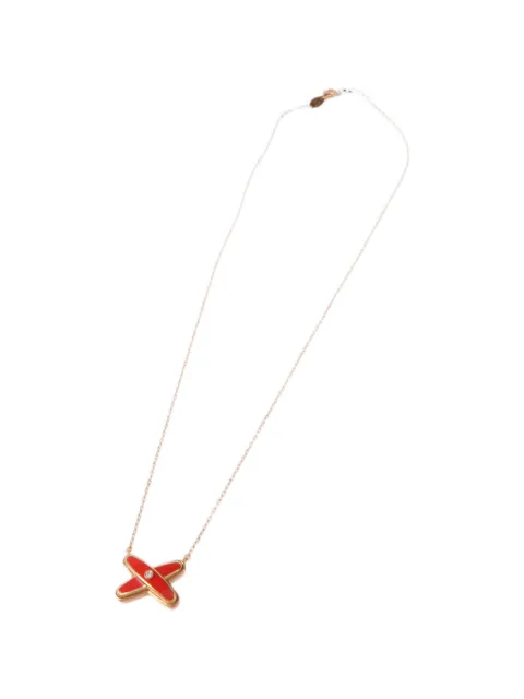 Chaumet collar Jeux de Liens con diamante y cornalina