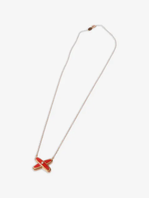 Chaumet Jeux de Liens 红玉髓钻石项链