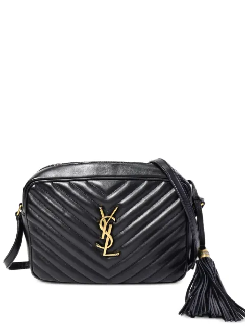 Saint Laurent Pre-Owned Lou chevron-quilted camera bag