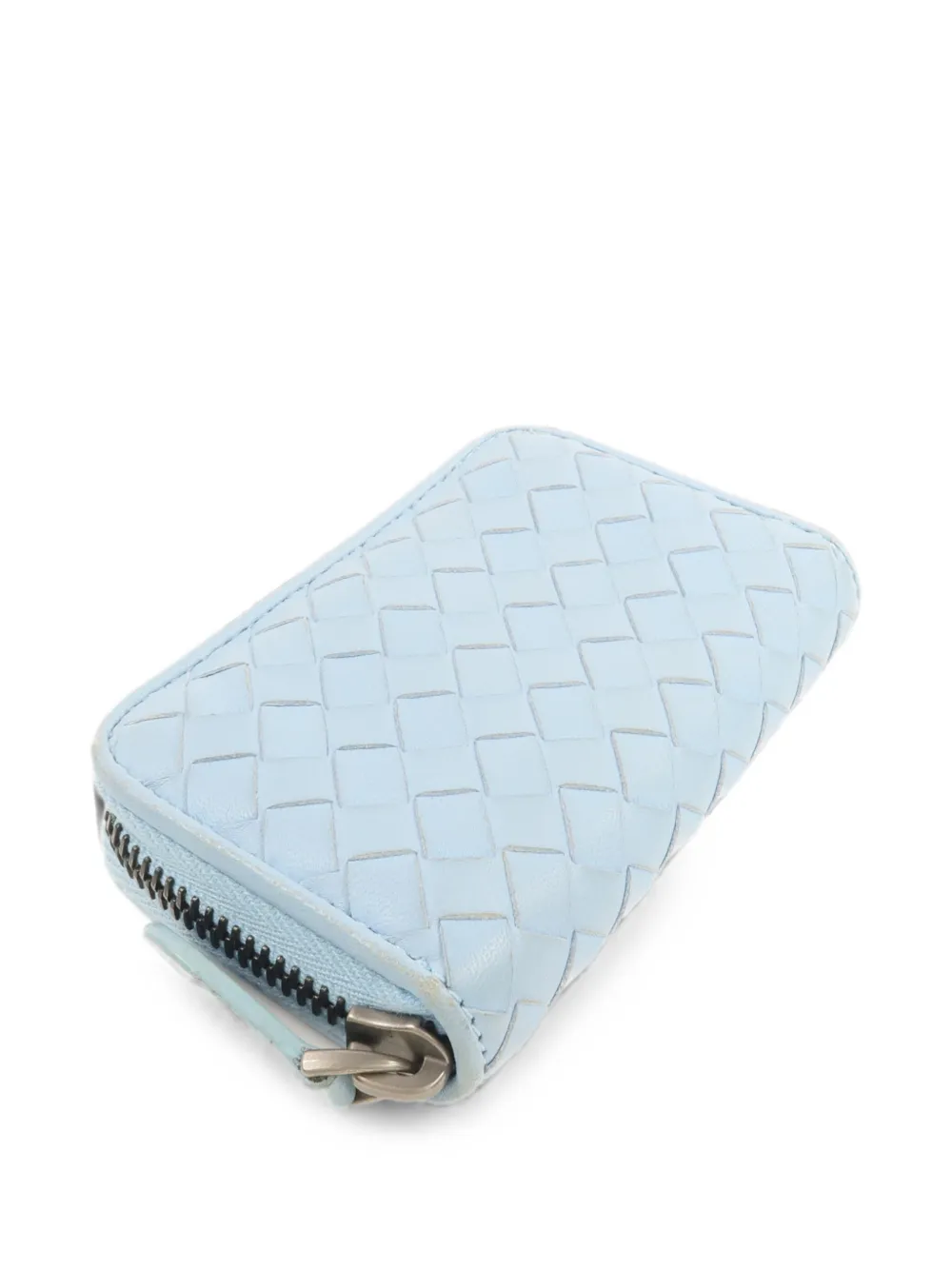 Bottega Veneta Pre-Owned Intrecciato coin case - Blu