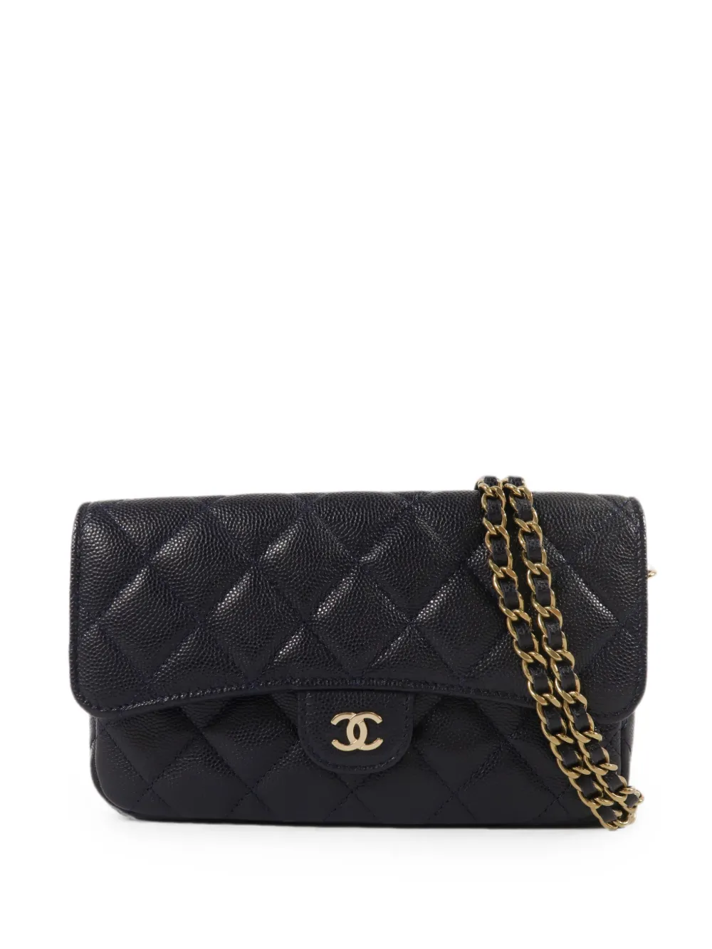 CHANEL Pre-Owned CC quilted shoulder bag - Blau