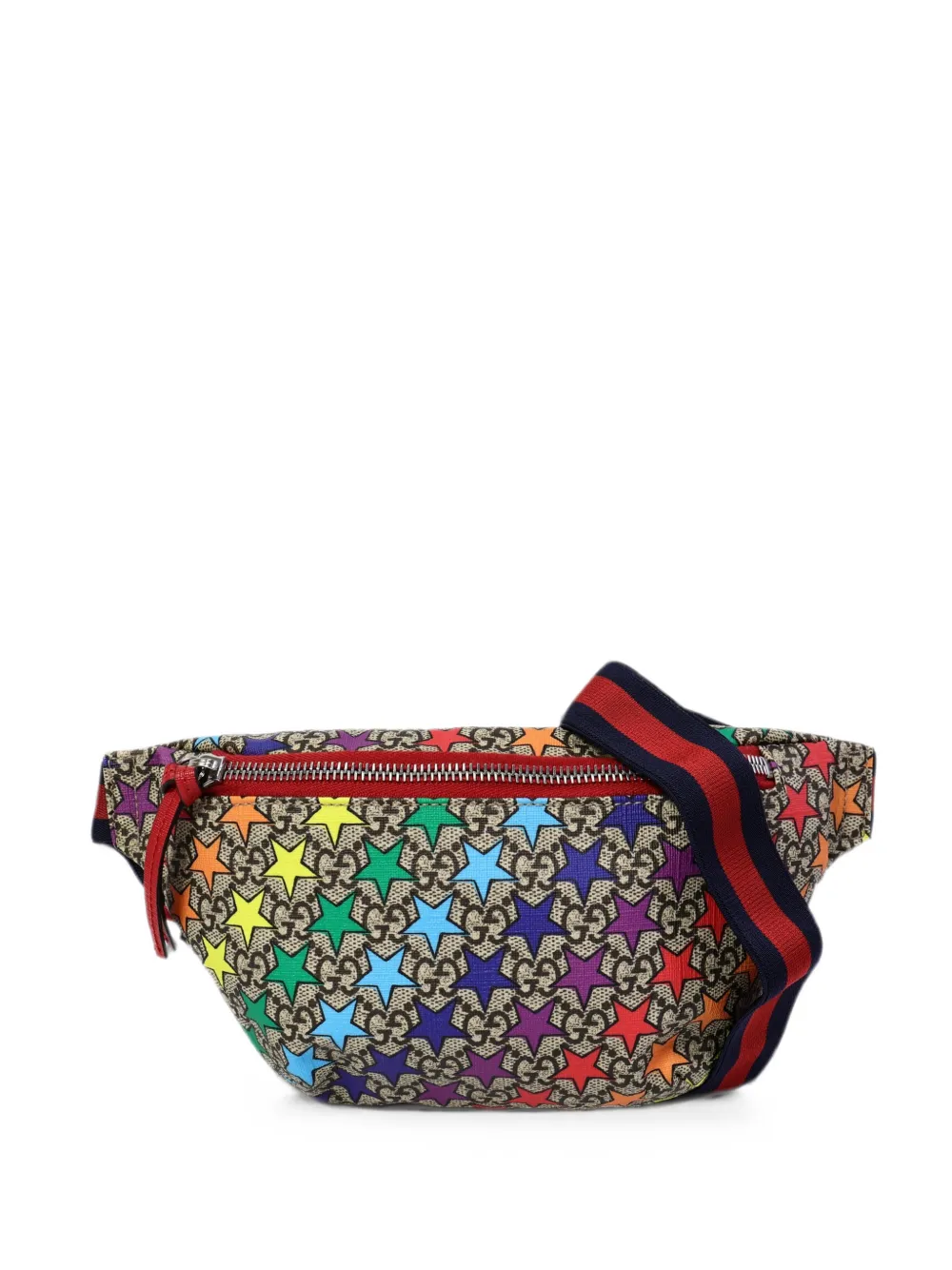 Gucci Pre-Owned GG Supreme star belt bag - Grigio