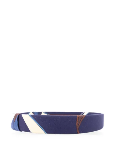 Hermès Pre-Owned graphic-print hairband