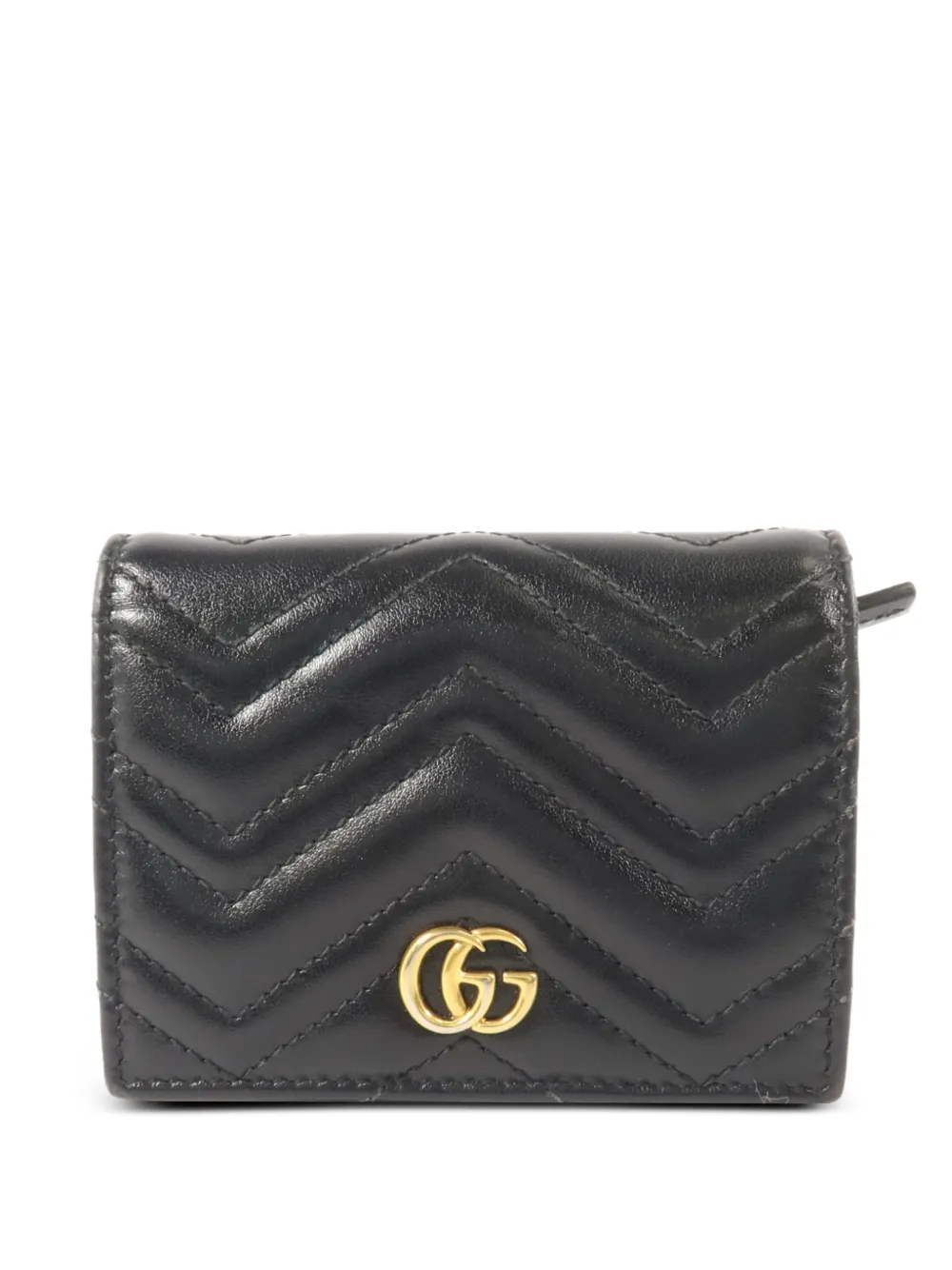 Gucci Pre-Owned GG Marmont card case wallet - Nero
