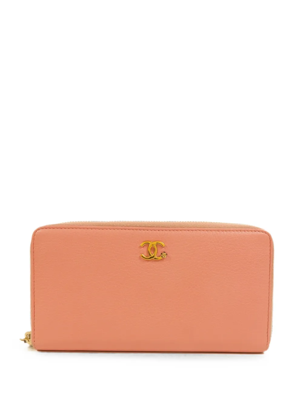 CHANEL Pre-Owned Lucky Flower zip wallet - Rosa